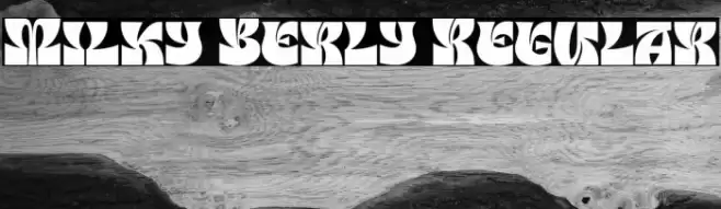 Milky Berly Regular Font examples
