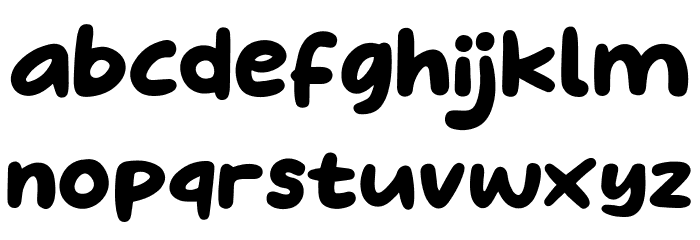 Milky Boba Font LOWERCASE