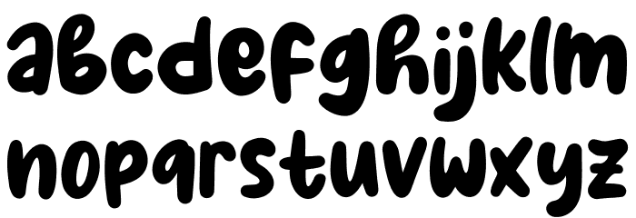 Milky Coffee Font LOWERCASE
