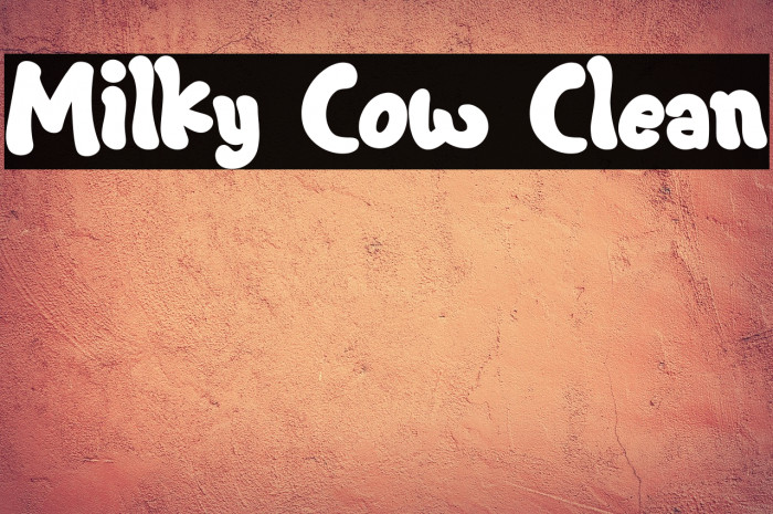 Milky Cow Clean Example 1