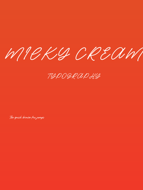 Milky Creamy_DEMO Poster