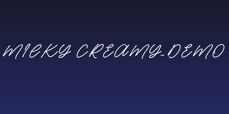 Milky Creamy_DEMO Social Header