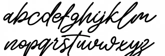 Milky Creamy_DEMO Caratteri MINUSCOLO