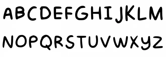 Milky Fruit Regular Caratteri MAIUSCOLE