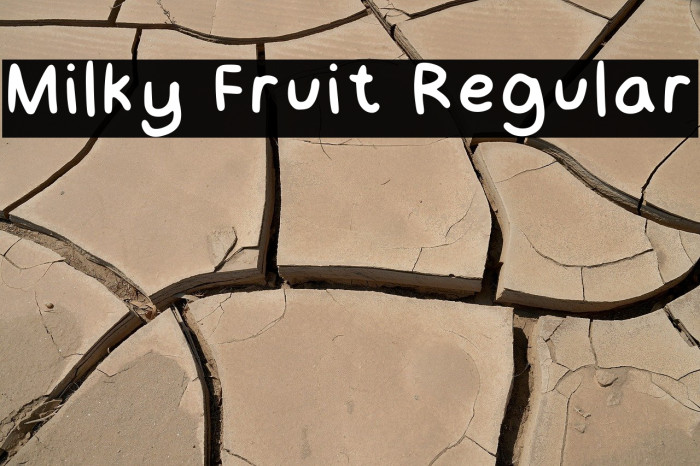 Milky Fruit Regular Example 2