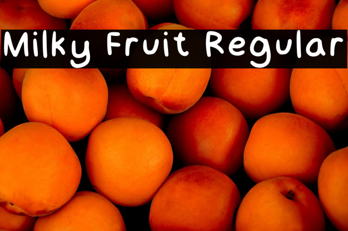 Milky Fruit Regular Example 3