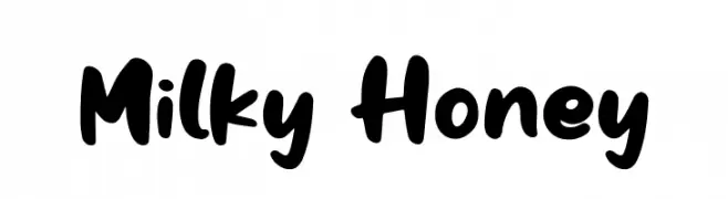 Milky Honey  Fuentes Gratis Descargar