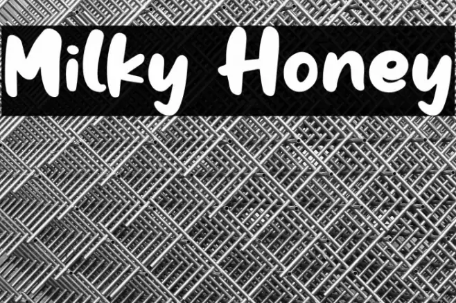 Milky Honey Font examples