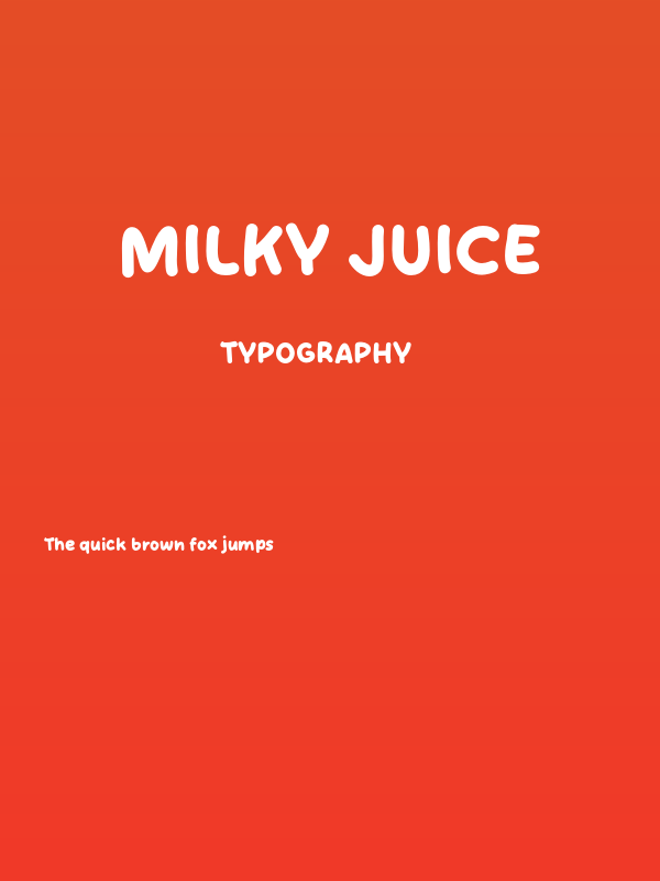 Milky Juice Poster