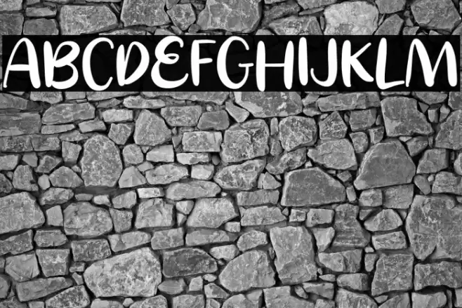 Milky Lemon  Font examples