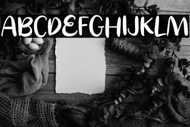 Milky Lemon  Font examples