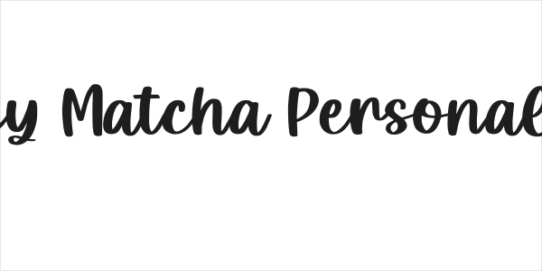 Milky Matcha Personal Use Logo