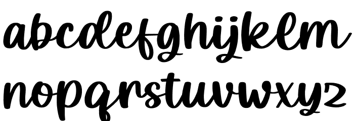 Milky Matcha Personal Use Font LOWERCASE