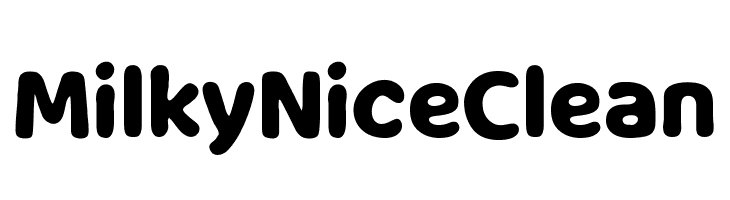Milky Nice Clean  Free Fonts Download