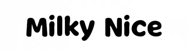 Milky Nice  Fuentes Gratis Descargar