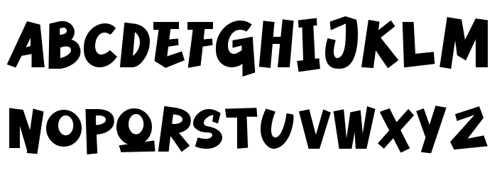 Milky Quaker Font Litere mici
