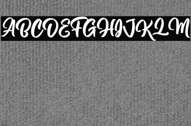 Milky Rainbow Font examples