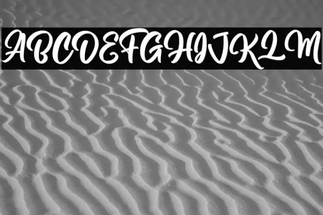 Milky Rainbow Font examples