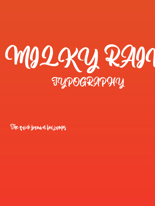 Milky Rainbow Poster