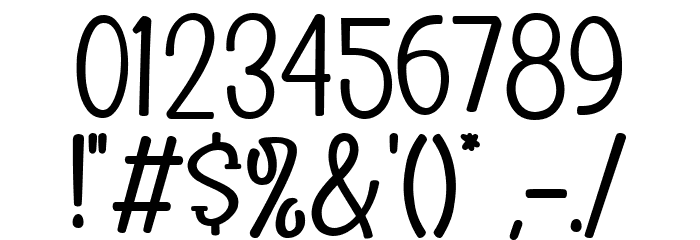 Milky Shake Font OTHER CHARS