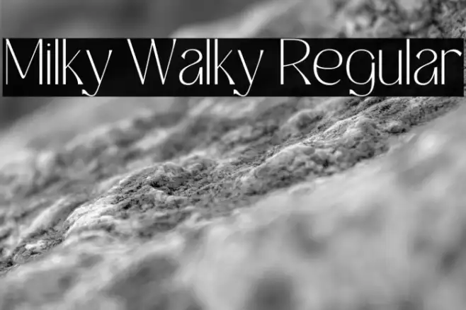 Milky Walky Regular Example 3