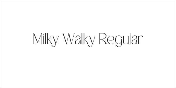 Milky Walky Regular Logo