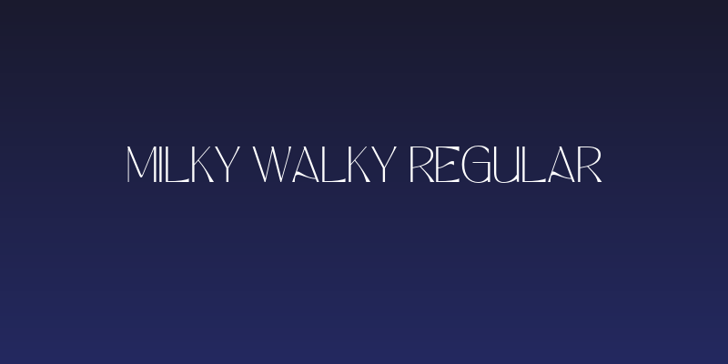 Milky Walky Regular Social Header