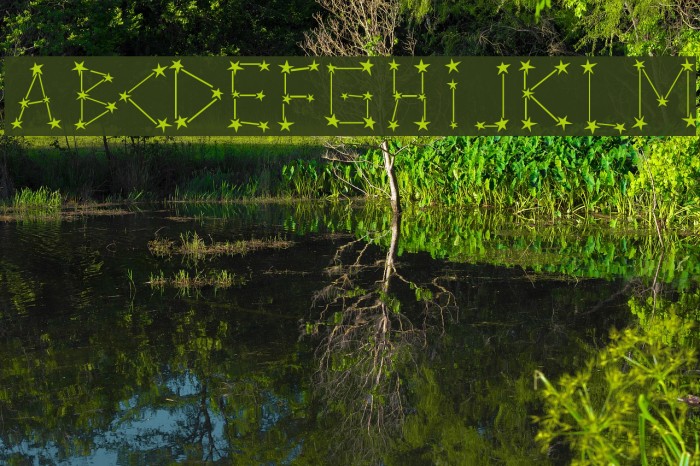 Milky Way Font examples