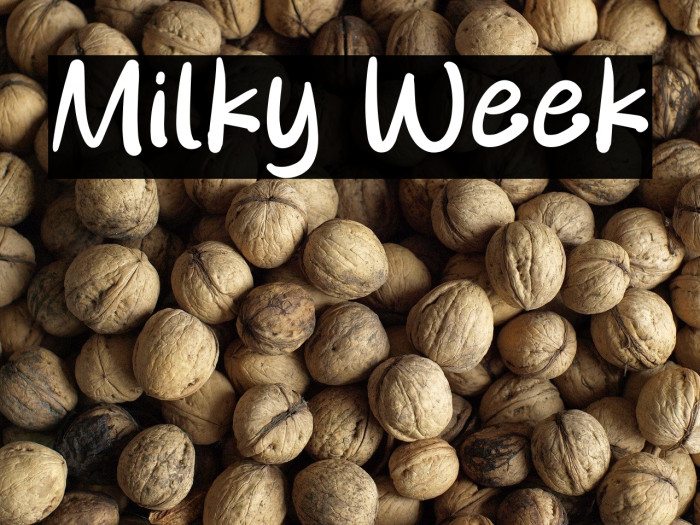 Milky Week Example 3