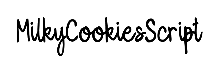 MilkyCookiesScript  baixar fontes gratis