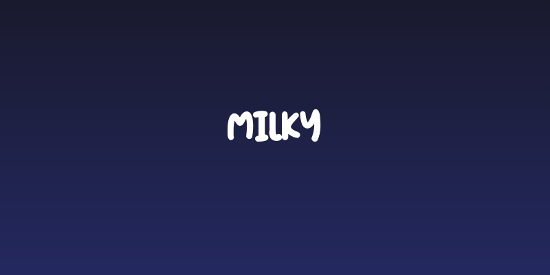 Milky Social Header