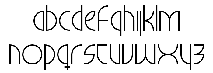 Milkyway Hotel Personal Use Font LOWERCASE