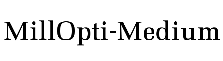 MillOpti-Medium  Free Fonts Download
