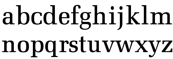 MillOpti-Medium Font LOWERCASE