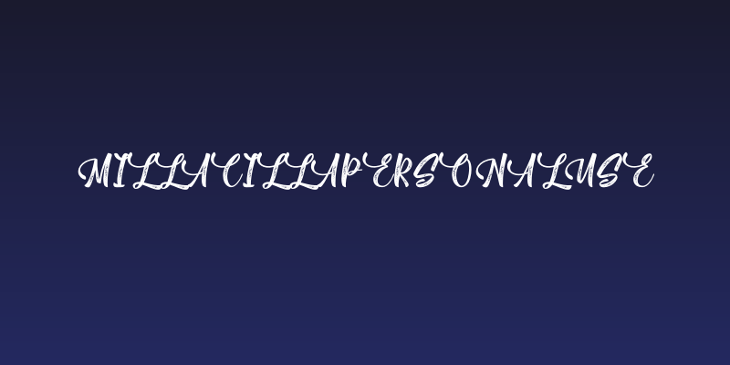 MillaCillaPersonalUse Social Header