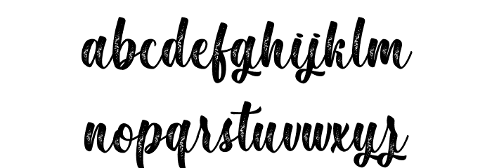 MillaCillaPersonalUse Font LOWERCASE