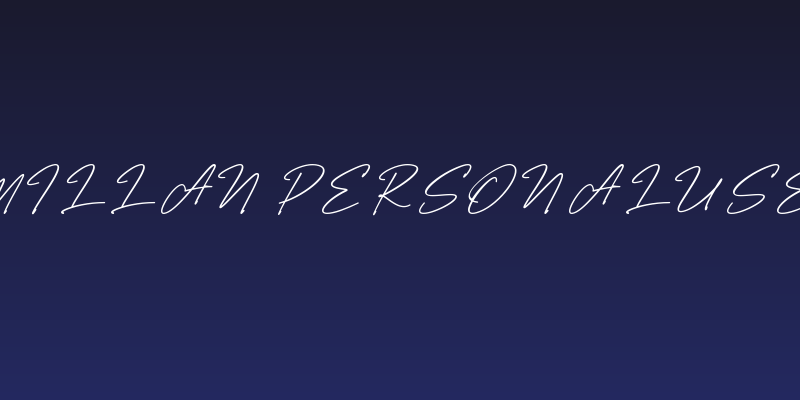 Millan personaluse Social Header