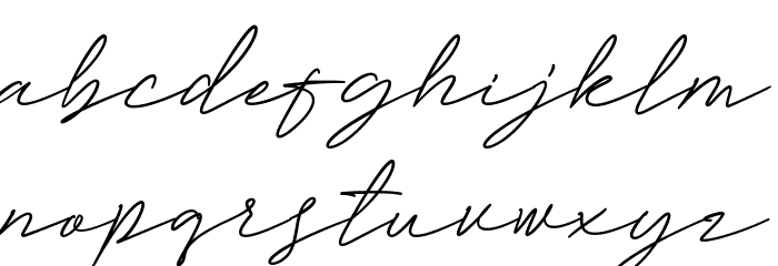 Millan personaluse Font LOWERCASE