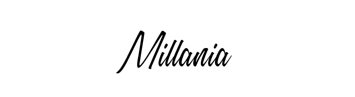 Millania  les polices de caractères gratuit tlcharger