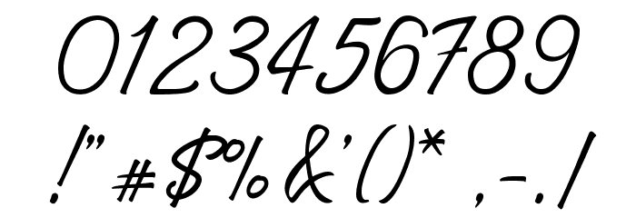 Millania Font OTHER CHARS