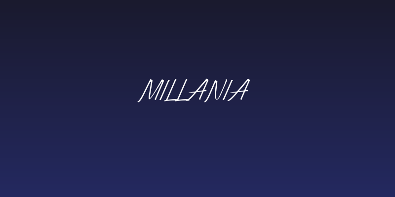 Millania Social Header