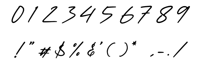 Millanittas Font OTHER CHARS