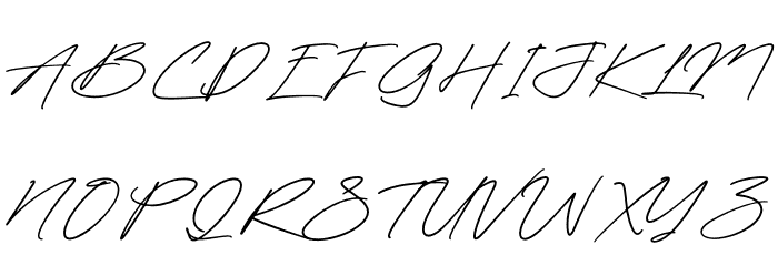 Millanittas Font UPPERCASE