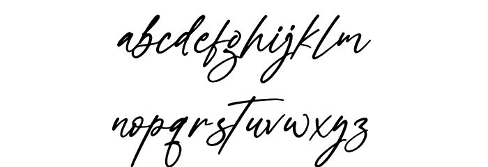 Millanittas Font LOWERCASE