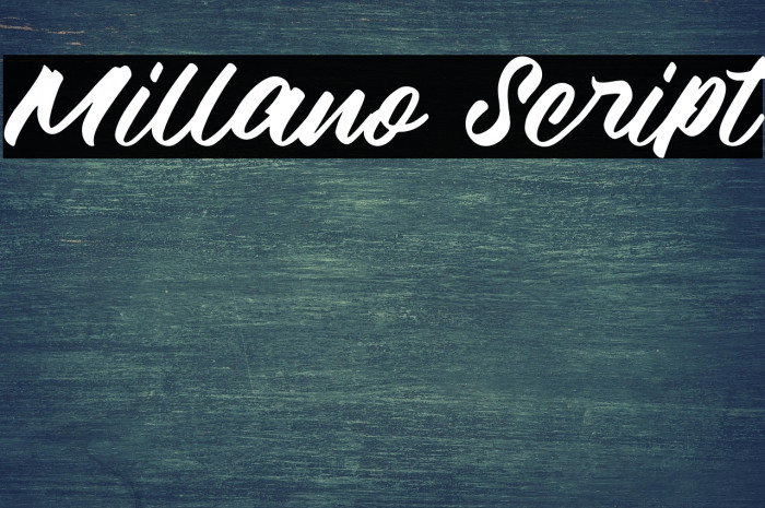 Millano Script Example 2