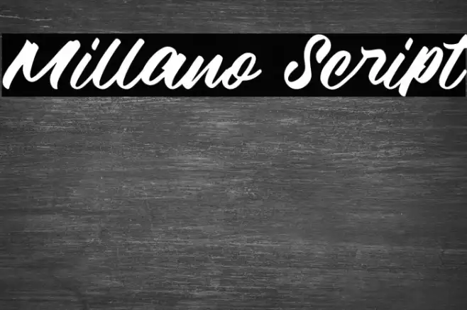 Millano Script Example 2