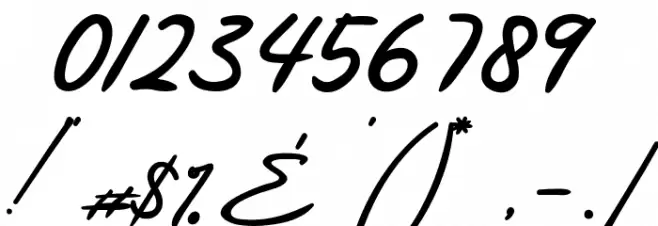 Millanova Font OTHER CHARS