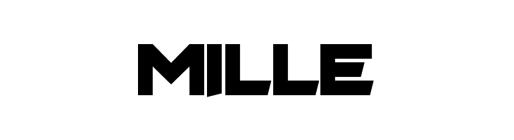 Mille  Free Fonts Download