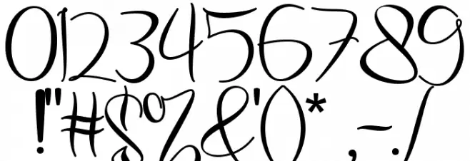 Millea Diary Font OTHER CHARS