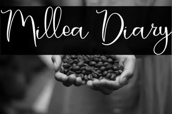 Millea Diary Font examples